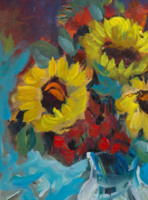 Yellow Sun detail