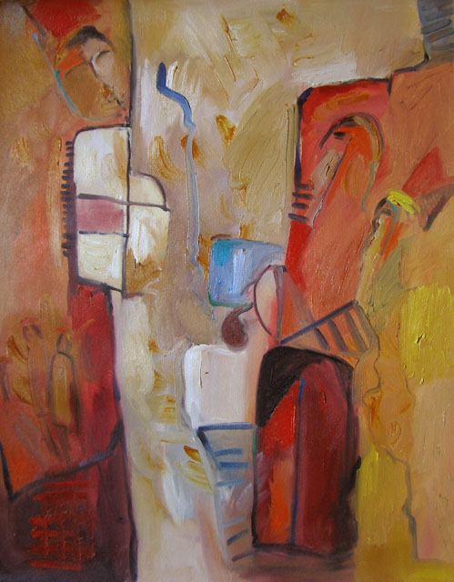 Behind Alle — Canvas Print