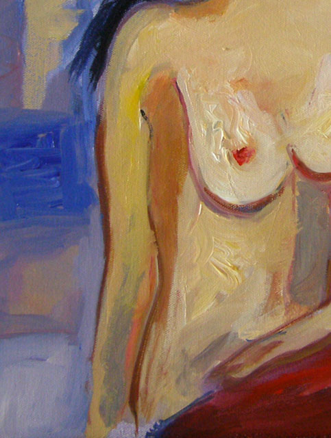Nude In Violet detail