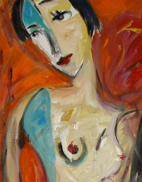 Nude With Cello detail