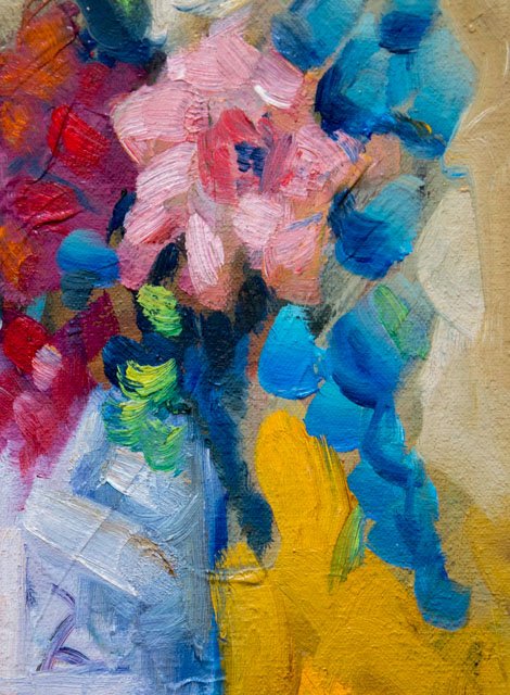 Blue And Rose detail