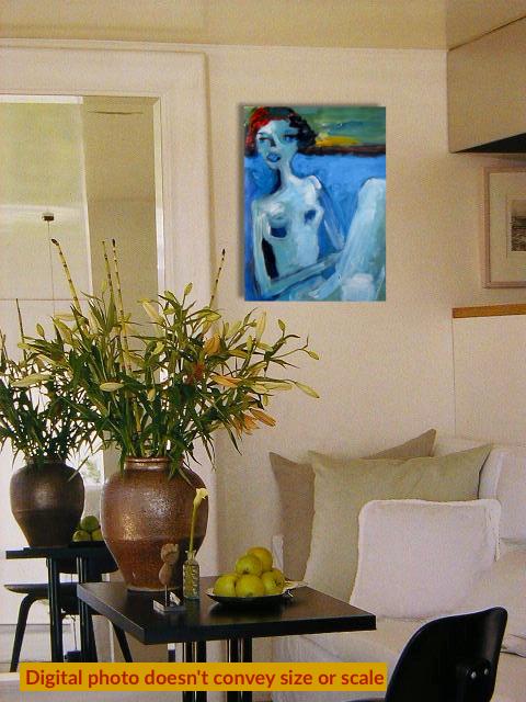 Woman in Repose detail