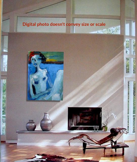 Woman in Repose detail