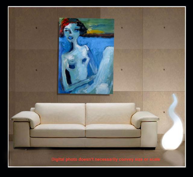 Woman in Repose detail