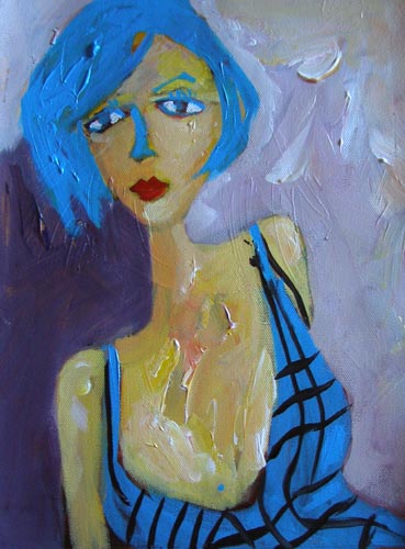 Azure Solitude — Canvas Print