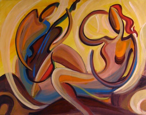 Circling Forms — Canvas Print