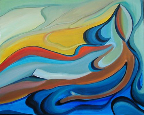 Waves of Serenity — Canvas Print