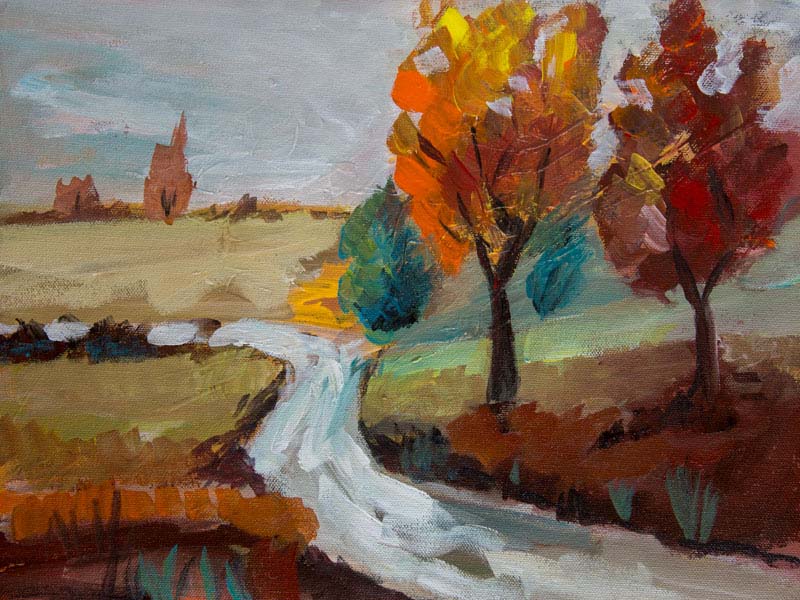 TWIN DICKSON, MD – landscape painting by Asali Studio