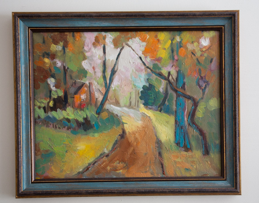 Sunrise In Bluemont – original painting by Asali Studio