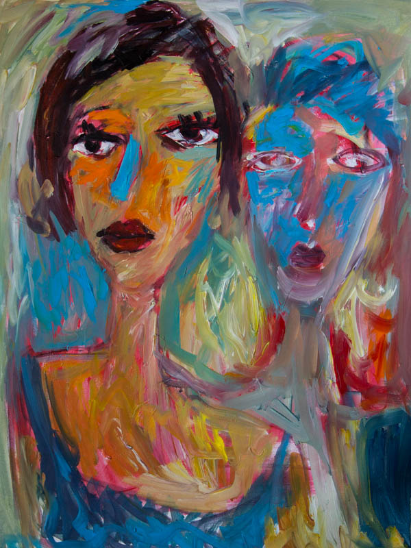 Shadow of the Past – portrait painting by Asali Studio