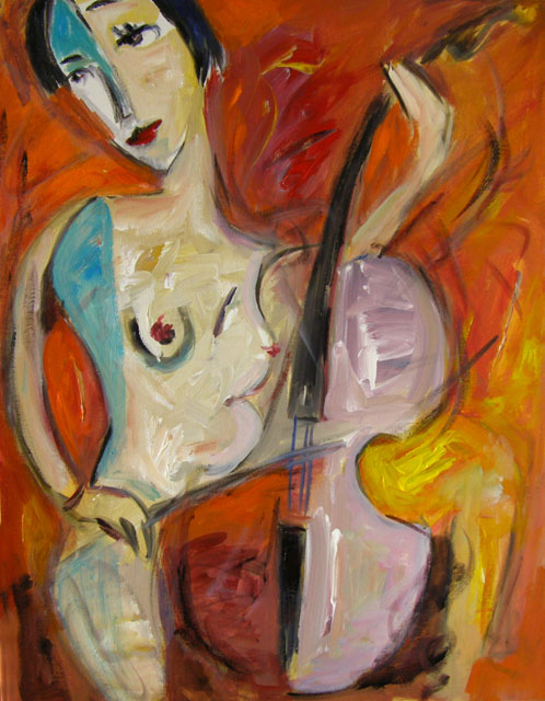 Nude With Cello